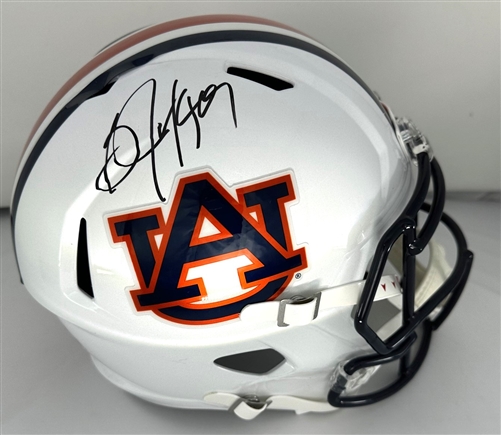 BO JACKSON SIGNED FULL SIZE AUBURN REPLICA SPEED HELMET - BAS