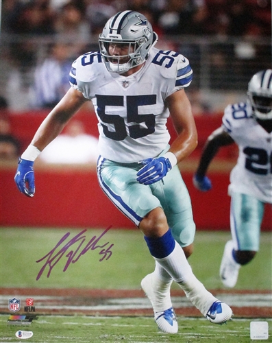 LEIGHTON VANDER ESCH SIGNED COWBOYS 16X20 PHOTO #1 - BCA
