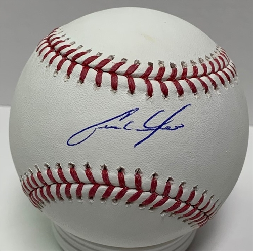 CHRISTIAN YELICH BREWERS SIGNED MLB BASEBALL