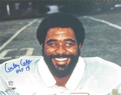CURLEY CULP SIGNED 16X20 OILERS PHOTO #1