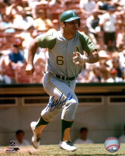 SAL BANDO SIGNED 8X10 ATHLETICS PHOTO #6