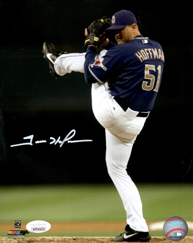 TREVOR HOFFMAN SIGNED 16X20 PADRES PHOTO #1 - JSA