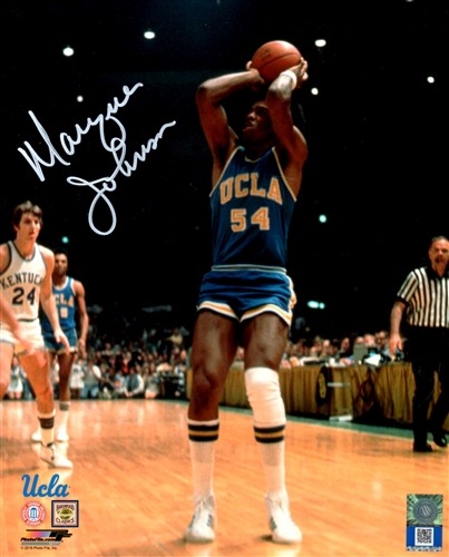 MARQUES JOHNSON SIGNED 8X10 UCLA BRUINS PHOTO #1