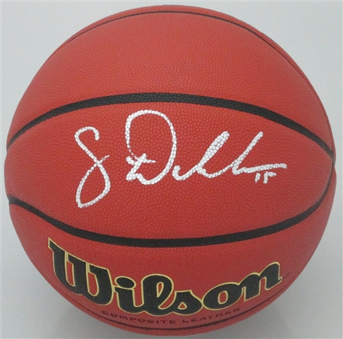 SAM DEKKER SIGNED FULL SIZE WILSON REPLICA NCAA BASKETBALL - JSA