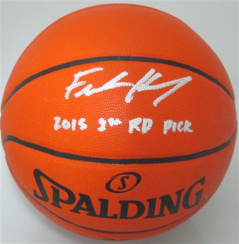 FRANK KAMINSKY SIGNED REPLICA SPALDING NBA BASKETBALL W/ 1ST RND PICK - JSA FRANK KAMINSKY SIGNED REPLICA SPALDING NBA BASKETBALL W/ 1ST RND PICK - JSA