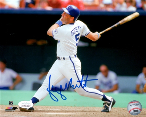 GEORGE BRETT SIGNED 16x20 ROYALS PHOTO #5 - JSA