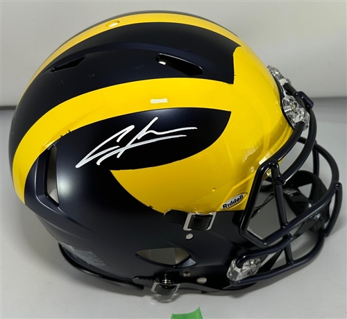 CHARLES WOODSON SIGNED FULL SIZE MICHIGAN WOLVERINES AUTHENTIC HELMET - JSA CHARLES WOODSON SIGNED FULL SIZE MICHIGAN WOLVERINES AUTHENTIC HELMET - JSA
