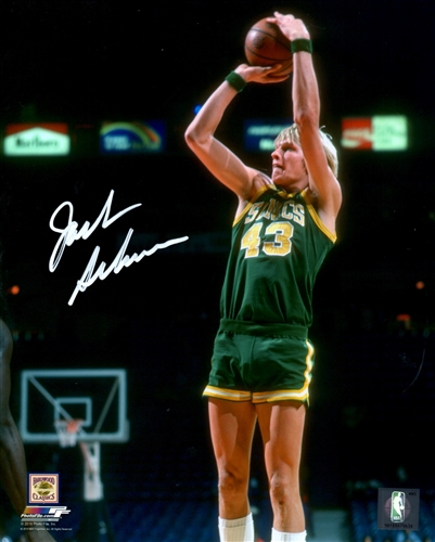 JACK SIKMA SIGNED 8X10 SUPERSONICS PHOTO #1