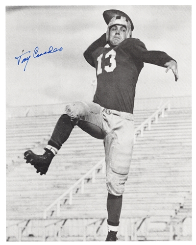 TONY CANADEO (d) SIGNED 8X10 PACKERS PHOTO #2