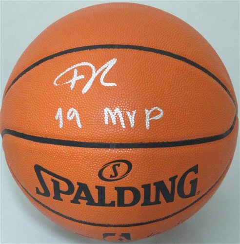 GIANNIS ANTETOKOUNMPO SIGNED REPLICA SPALDING BASKETBALL - BUCKS W/ 19 MVP - JSA GIANNIS ANTETOKOUNMPO SIGNED REPLICA SPALDING BASKETBALL - BUCKS W/ 19 MVP - JSA