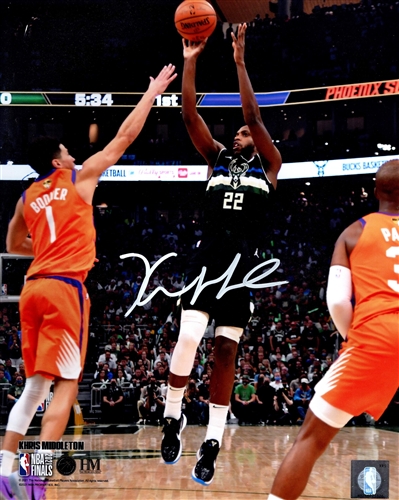 KHRIS MIDDLETON SIGNED 8X10 BUCKS PHOTO #4