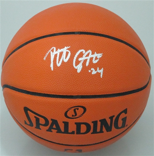 PAT CONNAUGHTON SIGNED SPALDING REPLICA FULL SIZE BASKETBALL - JSA