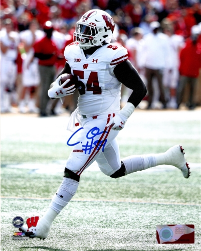 CHRIS ORR SIGNED 8X10 WI BADGERS PHOTO #1