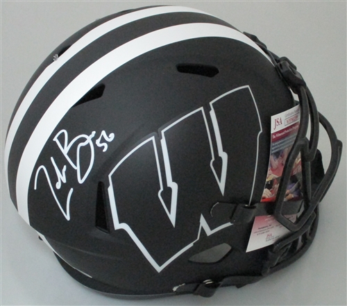 ZACK BAUN SIGNED FULL SIZE WI BADGERS SPEED REPLICA ECLIPSE HELMET - JSA ZACK BAUN SIGNED FULL SIZE WI BADGERS SPEED REPLICA ECLIPSE HELMET - JSA