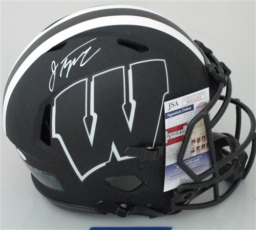 JONATHAN TAYLOR SIGNED FULL SIZE WI BADGERS SPEED AUTHENTIC ECLIPSE HELMET - JSA JONATHAN TAYLOR SIGNED FULL SIZE WI BADGERS SPEED AUTHENTIC ECLIPSE HELMET - JSA