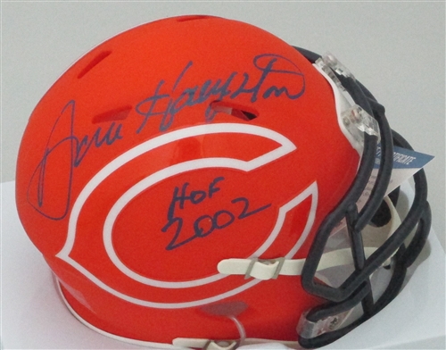 DAN HAMPTON SIGNED BEARS AMP MINI HELMET W/ HOF - BCA