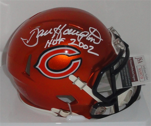 DAN HAMPTON SIGNED BEARS FLASH SPEED MINI HELMET - JSA
