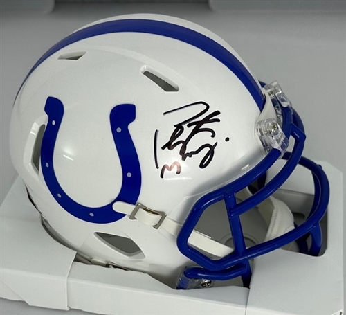 PEYTON MANNING SIGNED COLTS SPEED MINI HELMET - FAN