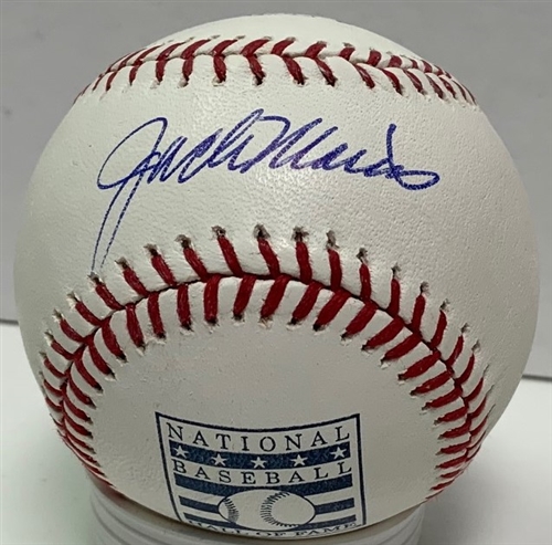 JACK MORRIS SIGNED OFFICIAL MLB HALL OF FAME LOGO BASEBALL - TWINS - JSA JACK MORRIS SIGNED OFFICIAL MLB HALL OF FAME LOGO BASEBALL - TWINS - JSA