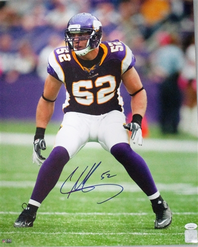 CHAD GREENWAY SIGNED 16X20 VIKINGS PHOTO #1 - JSA