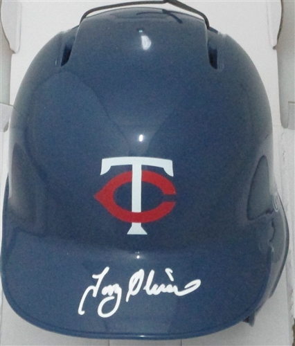 TONY OLIVA SIGNED TWINS MINI HELMET - JSA