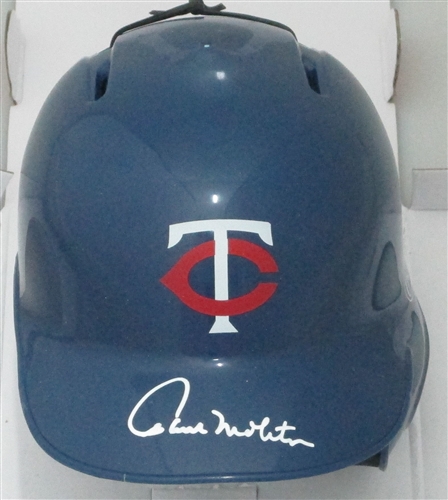 PAUL MOLITOR SIGNED TWINS MINI HELMET - JSA