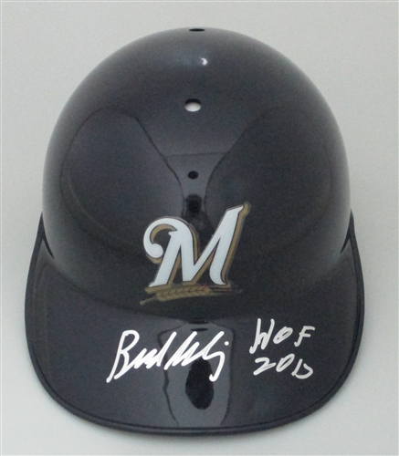 BUD SELIG SIGNED FULL SIZE MILW BREWERS HELMET - JSA