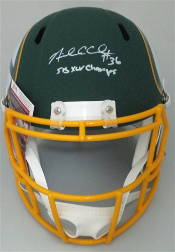 NICK COLLINS SIGNED FULL SIZE PACKERS REPLICA AMP HELMET W/ XLV CHAMPS - JSA NICK COLLINS SIGNED FULL SIZE PACKERS REPLICA AMP HELMET W/ XLV CHAMPS - JSA