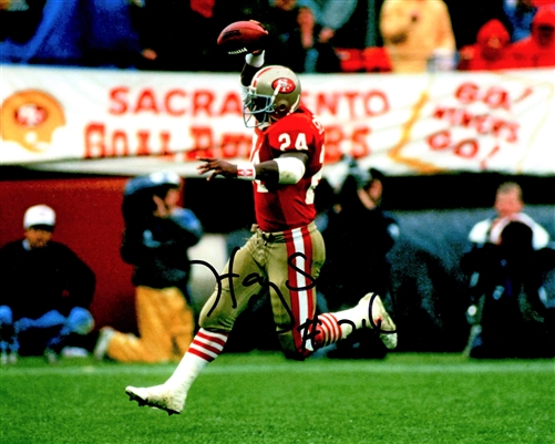 HARRY SYDNEY SIGNED 8X10 SAN FRAN 49ERS PHOTO #1