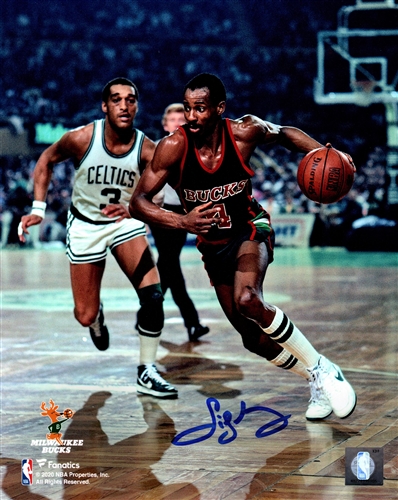 SIDNEY MONCRIEF SIGNED 8X10 BUCKS PHOTO #9