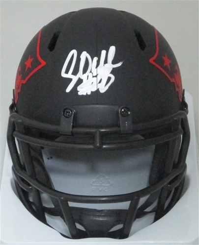 COREY DILLON SIGNED PATRIOTS ECLIPSE MINI HELMET - SS