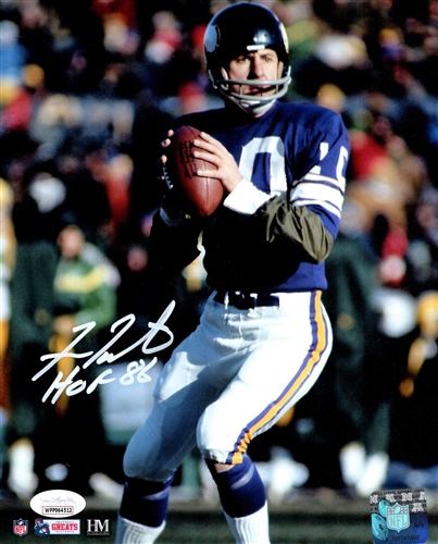 FRANT TARKENTON SIGNED 16X20 VIKINGS PHOTO #1 - JSA