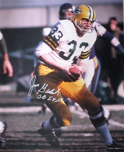 JIM GRABOWSKI SIGNED 16X20 PACKERS PHOTO #7 W/ SB I & II