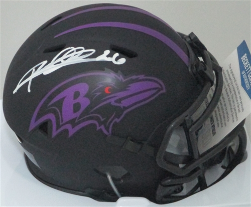 ROD WOODSON SIGNED RAVENS ECLIPSE MINI HELMET - BCA