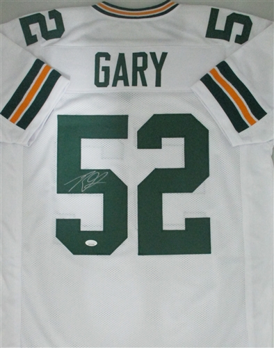 RASHAN GARY SIGNED PACKERS CUSTOM REPLICA WHITE JERSEY - JSA