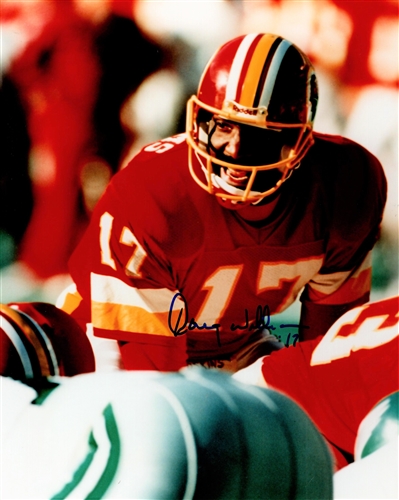 DOUG WILLIAMS SIGNED 8X10 REDSKINS PHOTO #1