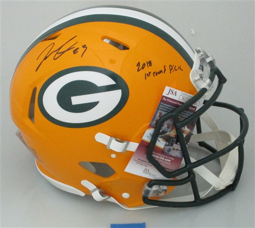 JAIRE ALEXANDER SIGNED FULL SIZE AUTHENTIC SPEED HELMET W/ SCRIPT - JSA JAIRE ALEXANDER SIGNED FULL SIZE AUTHENTIC SPEED HELMET W/ SCRIPT - JSA