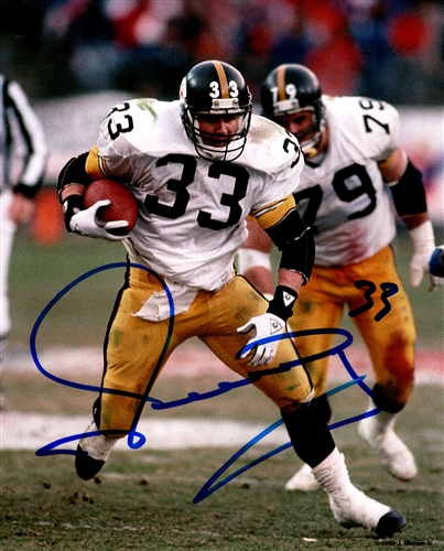 MERRILL HOGE SIGNED STEELERS 8X10 PHOTO #3