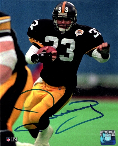 MERRILL HOGE SIGNED STEELERS 8X10 PHOTO #4