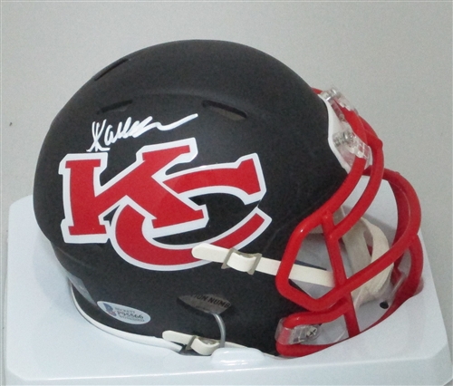 MARCUS ALLEN SIGNED RIDDELL KC CHIEFS AMP MINI HELMET - BCA