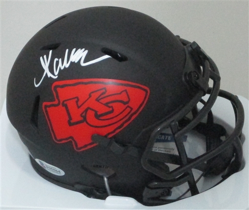 MARCUS ALLEN SIGNED RIDDELL KC CHIEFS ECLIPSE MINI HELMET - BCA