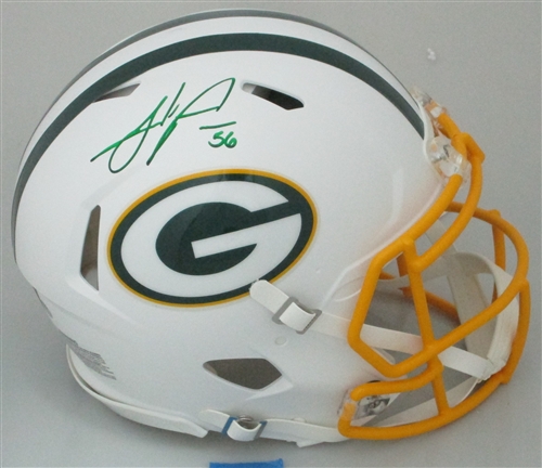 JULIUS PEPPERS SIGNED FULL SIZE PACKERS AUTHENTIC FLAT WHITE SPEED HELMET JULIUS PEPPERS SIGNED FULL SIZE PACKERS AUTHENTIC FLAT WHITE SPEED HELMET