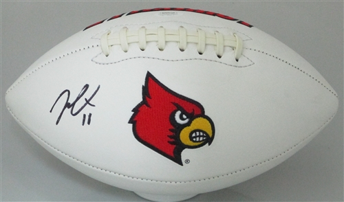 JAIRE ALEXANDER SIGNED WILSON REPLICA LOUISVILLE CARDINALS LOGO FOOTBALL - JSA JAIRE ALEXANDER SIGNED WILSON REPLICA LOUISVILLE CARDINALS LOGO FOOTBALL - JSA