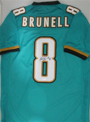 MARK BRUNELL SIGNED CUSTOM REPLICA JAGUARS JERSEY