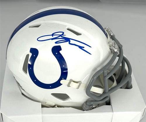 JONATHAN TAYLOR SIGNED COLTS SPEED MINI HELMET - FAN