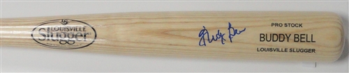 BUDDY BELL SIGNED LOUISVILLE SLUGGER BLONDE BAT - JSA