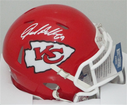 JARED ALLEN SIGNED RIDDELL CHIEFS SPEED MINI HELMET - BCA