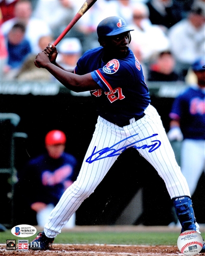 VLADIMIR GUERRERO SIGNED EXPOS 8X10 PHOTO #1 - JSA