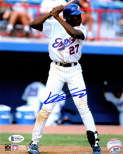 VLADIMIR GUERRERO SIGNED EXPOS 8X10 PHOTO #2 - JSA