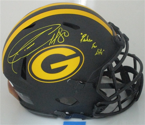 DONALD DRIVER SIGNED FULL SIZE PACKERS ECLIPSE SPEED AUTHENTIC HELMET W/ PACKER 4 LIFE - JSA DONALD DRIVER SIGNED FULL SIZE PACKERS ECLIPSE SPEED AUTHENTIC HELMET W/ PACKER 4 LIFE - JSA
